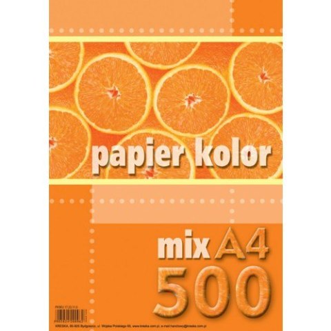 Papier Xero A Mix Kolor W Arkuszy Kreska Kreska